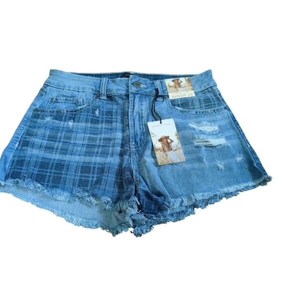 Sincerity Jules Pants - Sincerely Jules high rise Women's shorts Color blue Sz 9/29